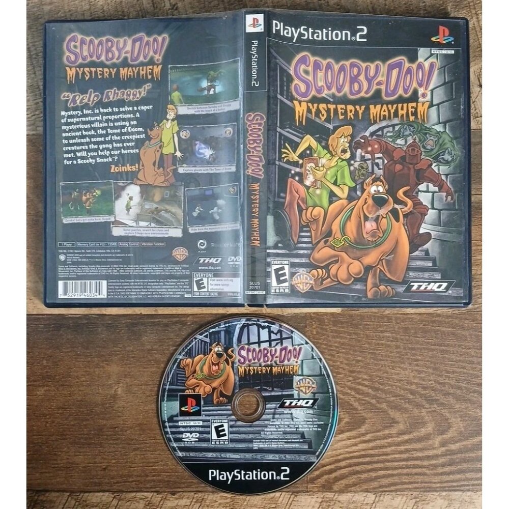 Scooby-Doo Mystery Mayhem (Sony PlayStation 2, 2004) PS2 No Manual - Tested